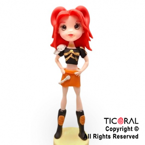 ADORNO GUERRARA K POP MIRA PORCELANA FRIA x 1